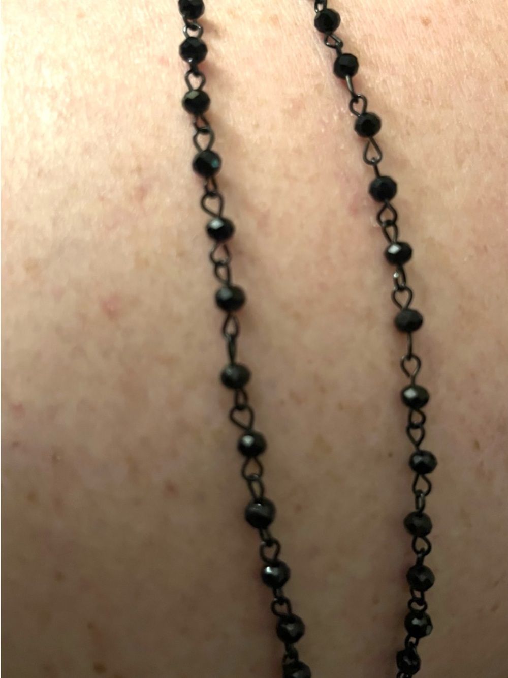 4 Black Gothic Choker Necklace Set - Picture 8 of 8
